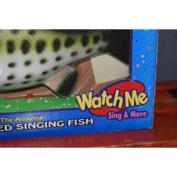 BIG Mouth Bass Signing Fishing Take Me to the River Angles of Morning 2000 NEW - Picture 3 of 12